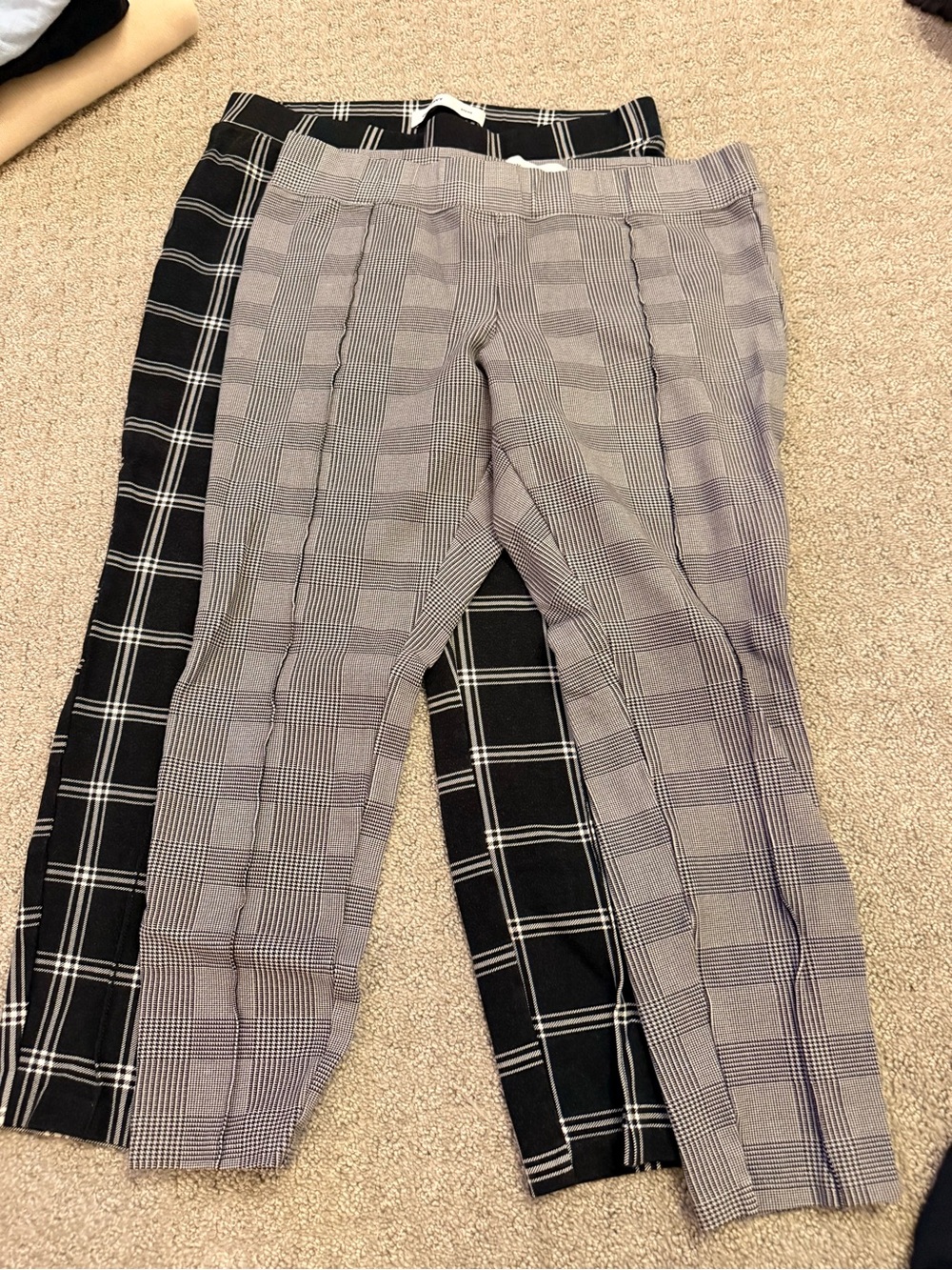 5-Pack Womens Trousers Bundle in Black, Gray, Plaid - Picture 4 of 11